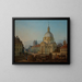 Place de la Nouvelle Ville with the Sacrements Church - Jan Seydlitz — framed artwork on a wall