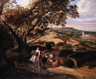 A pastoral landscape - Jan Siberechts — artwork view