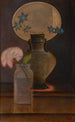 Delphiniums and a rose - Jan Spychalski — artwork view
