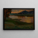 Bielany at Twilight - Jan Stanisławski — framed artwork on a wall