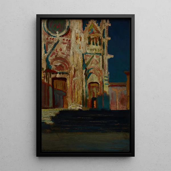 Siena Cathedral - Jan Stanisławski — framed artwork on a wall