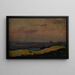 Sunset Painting - Jan Stanisławski — framed artwork on a wall