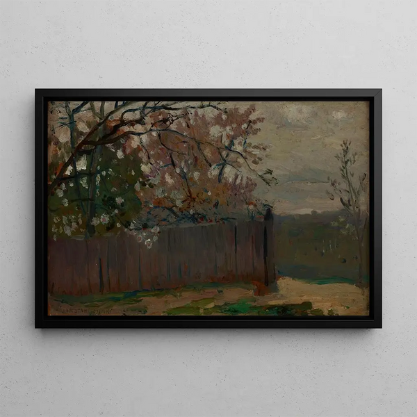 Beginning of Spring in Ville-d'Avray - Jan Stanisławski — framed artwork on a wall