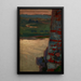 Evening on the Vistula - Jan Stanisławski — framed artwork on a wall