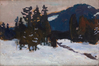 Evening in Koziniec - Jan Stanisławski — artwork view