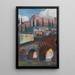 Fortress of Verona - Jan Stanisławski — framed artwork on a wall