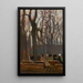 Fragment of the Planty Park - Jan Stanisławski — framed artwork on a wall