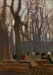 Fragment of the Planty Park - Jan Stanisławski — artwork view
