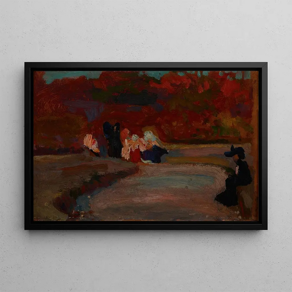 the Kyiv Botanical Garden - Jan Stanisławski — framed artwork on a wall