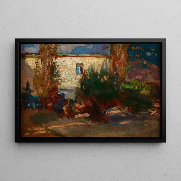 House among the Trees - Jan Stanisławski — framed artwork on a wall