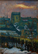 Winter House Painting - Jan Stanisławski — artwork view