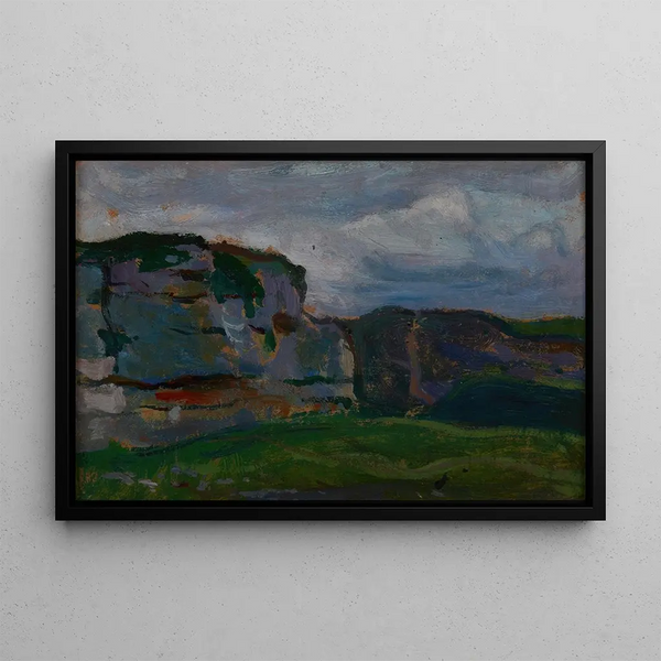Krzemionki Painting near Krakow - Jan Stanisławski — framed artwork on a wall