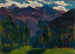 Mountain Landscape Painting of the Tatras - Jan Stanisławski — artwork view