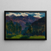 Mountain Landscape Painting of the Tatras - Jan Stanisławski — framed artwork on a wall