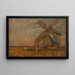 Landscape with Windmills - Jan Stanisławski — framed artwork on a wall