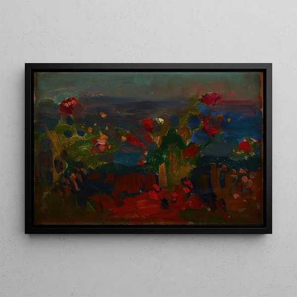 Garden merchant in Kyiv - Jan Stanisławski — framed artwork on a wall