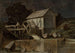 Moulin au bord de la rivière par une nuit de clair de lune - Jan Stanisławski — artwork view