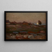 Moon on the Rocks - Jan Stanisławski — framed artwork on a wall