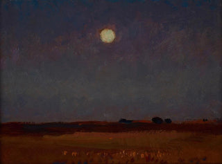 Night by moonlight - Jan Stanisławski — artwork view