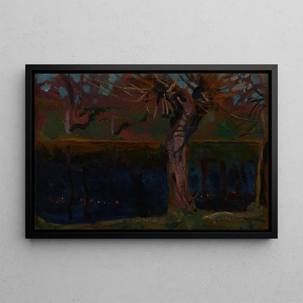 Pond - Jan Stanisławski — framed artwork on a wall