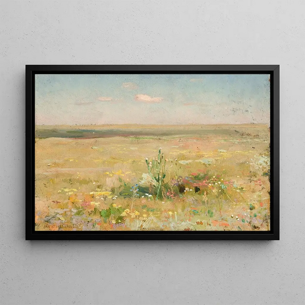 Steppe - Jan Stanisławski — framed artwork on a wall