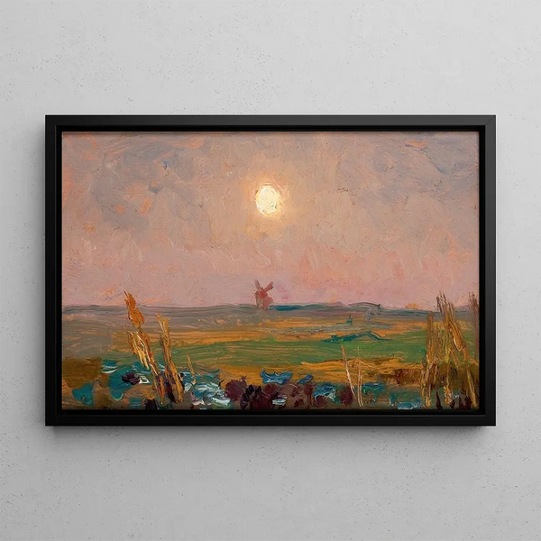 Sun - Jan Stanisławski — framed artwork on a wall
