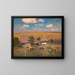 Sunflower Painting - Jan Stanisławski — framed artwork on a wall