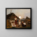 Dinner Painting - Jan Stanisławski — framed artwork on a wall