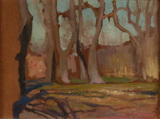 The Planty Park in Kraków in spring - Jan Stanisławski — artwork view