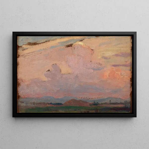 The Sky - Jan Stanisławski — framed artwork on a wall