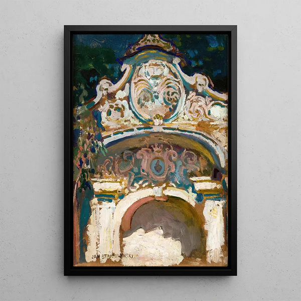 The Vasa Gate in Kyiv - Jan Stanisławski — framed artwork on a wall