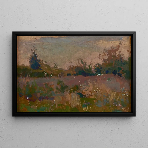 Fourré - Jan Stanisławski — framed artwork on a wall