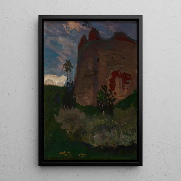 Tour à Tenczyn - Jan Stanisławski — framed artwork on a wall