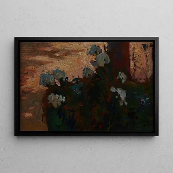 White Phlox Painting - Jan Stanisławski — framed artwork on a wall
