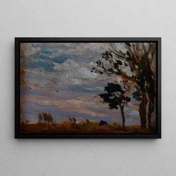 Vent - Jan Stanisławski — framed artwork on a wall