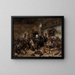 A school for boys and girls - Jan Steen — framed artwork on a wall