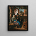 A Suitor with a Young Woman - Jan Steen — framed artwork on a wall