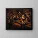 Ace of Hearts - Jan Steen — framed artwork on a wall