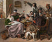 Like the Old Man Sings, the Young Man Pipes - Jan Steen — artwork view