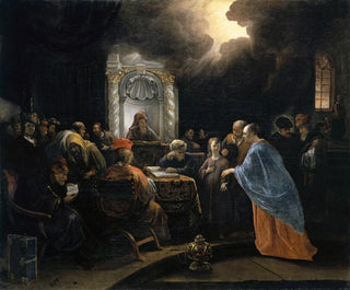 The Christ among the Doctors - Jan Steen — artwork view