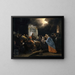 The Christ among the Doctors - Jan Steen — framed artwork on a wall