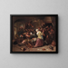 Players in Quarrel - Jan Steen — framed artwork on a wall