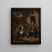 The Little Author - Jan Steen — framed artwork on a wall
