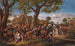 Peasants celebrating in front of an inn - Jan Steen — artwork view