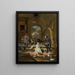 Portrait painting of Jacoba Maria van Wassenaer 1654-1683, known as La Basse-cour - Jan Steen — framed artwork on a wall