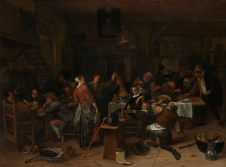 Day of the Princes - Jan Steen — artwork view