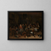 Day of the Princes - Jan Steen — framed artwork on a wall