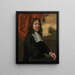 Self-portrait - Jan Steen — framed artwork on a wall