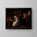Tavern Scene - Jan Steen — framed artwork on a wall