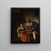 Les fabricants de caudles - Jan Steen — framed artwork on a wall